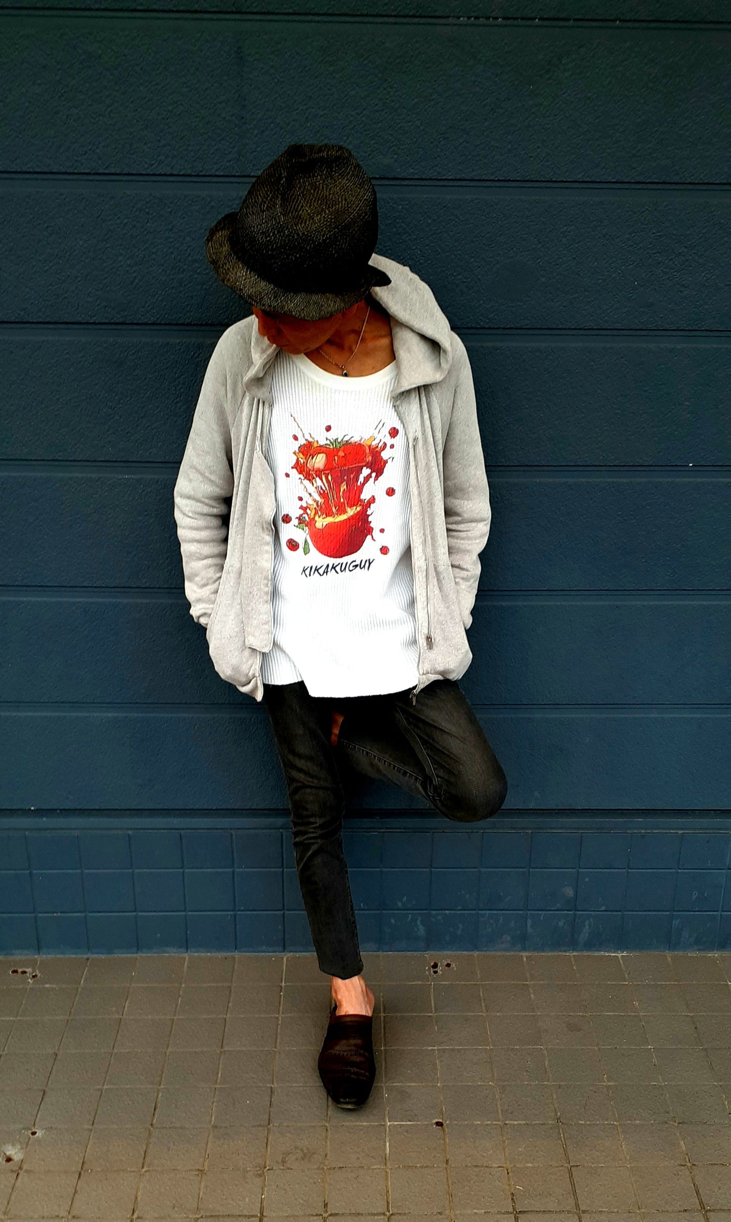 【Still good!】食欲をそそる一枚!/熟成トマトTシャツ - Bursting Tomato Tee/cotton 100%/size:S-XXL