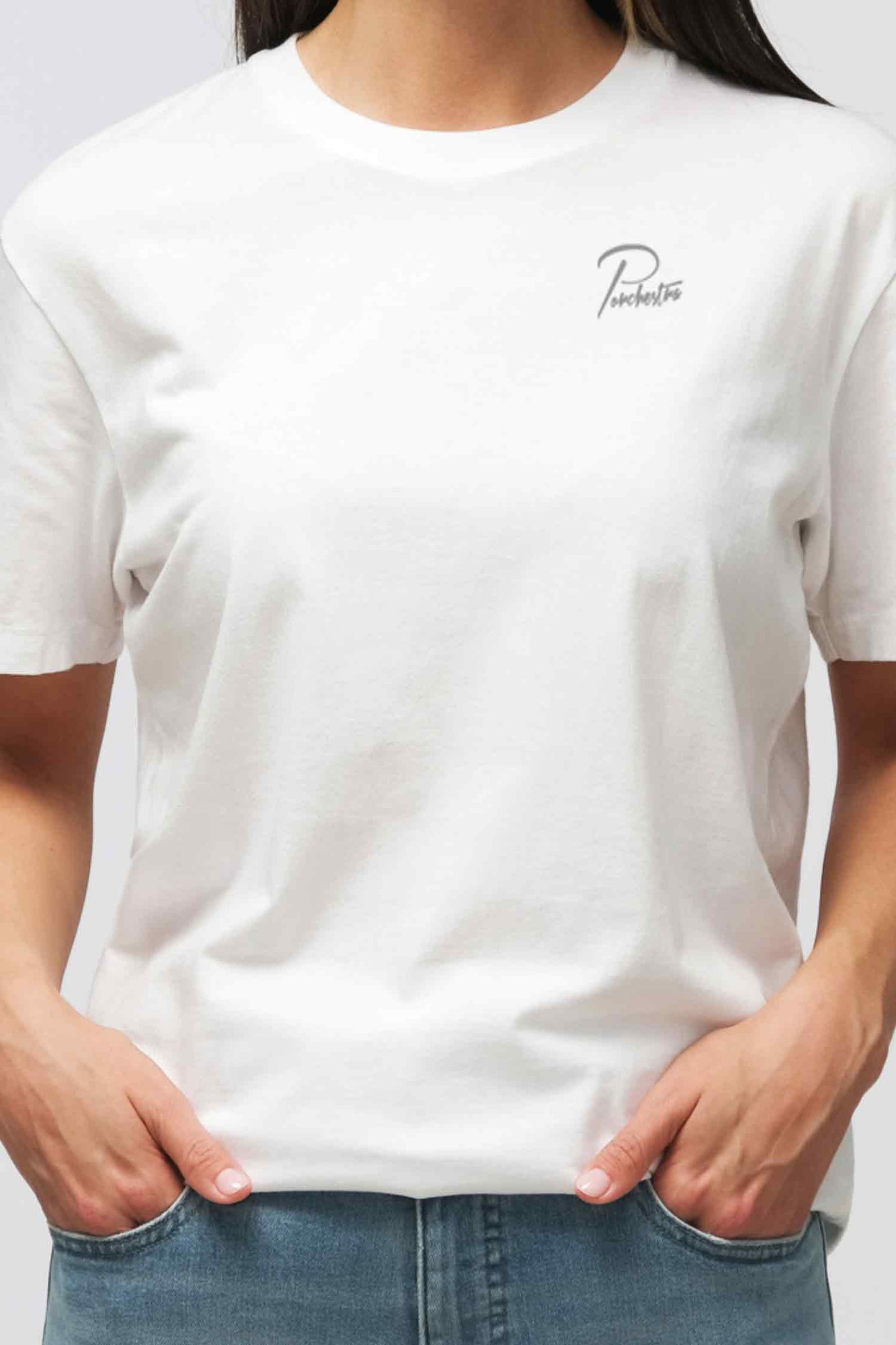 【PORCHESTRA】華やかな一枚!/プルメリアバックプリントTシャツ - Vibrant Plumeria Back Bloom Tee /cotton 100%/size:XS-XXL