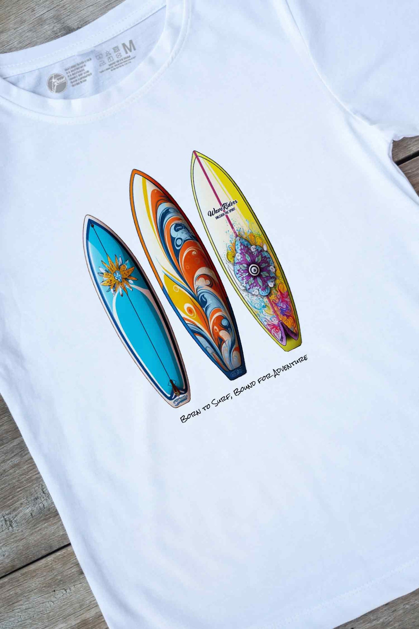 【THE GREEN】夏のスタイルを楽しむ一枚!/モダン・ビンテージ・サーフボードTシャツ -Modern Vintage Surfboards Tee/cotton 100%/size:XS-XXL