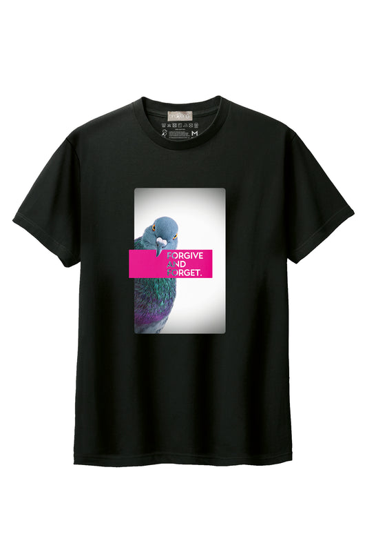 【birdsong.】"FORGIVE AND FORGET." Pigeon Tee Type-B  / cotton 100%/size:XS-XXL