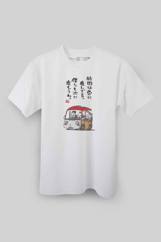 【Still good!】×【ヤポンスキーこばやし画伯】つぎへ進もうTee / cotton 100% / size:S-XXL