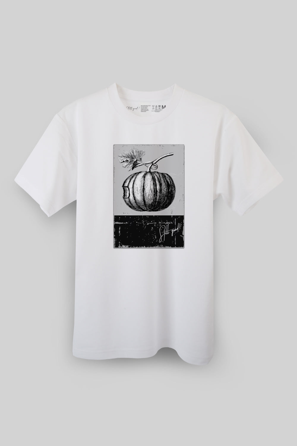 【Still good!】アートな規格外カボチャTシャツ - Artistic Pumpkin Tee/cotton 100%/size:S-XXL