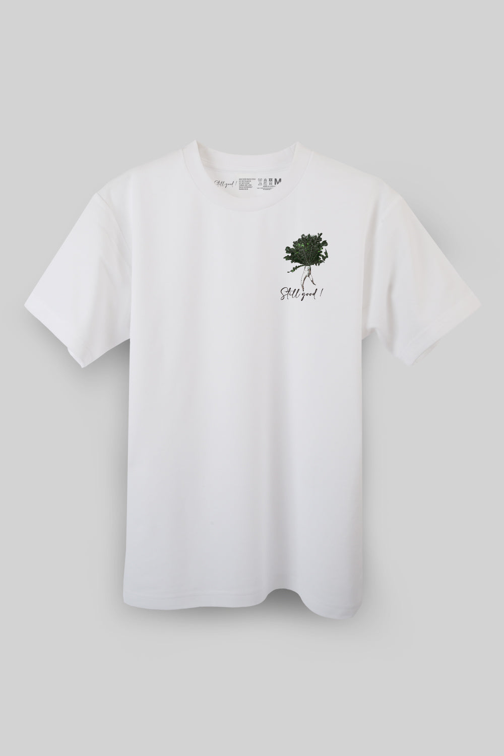 ワンポイント大根「規格外大根レーサーTシャツ -Radish Racer Tee」