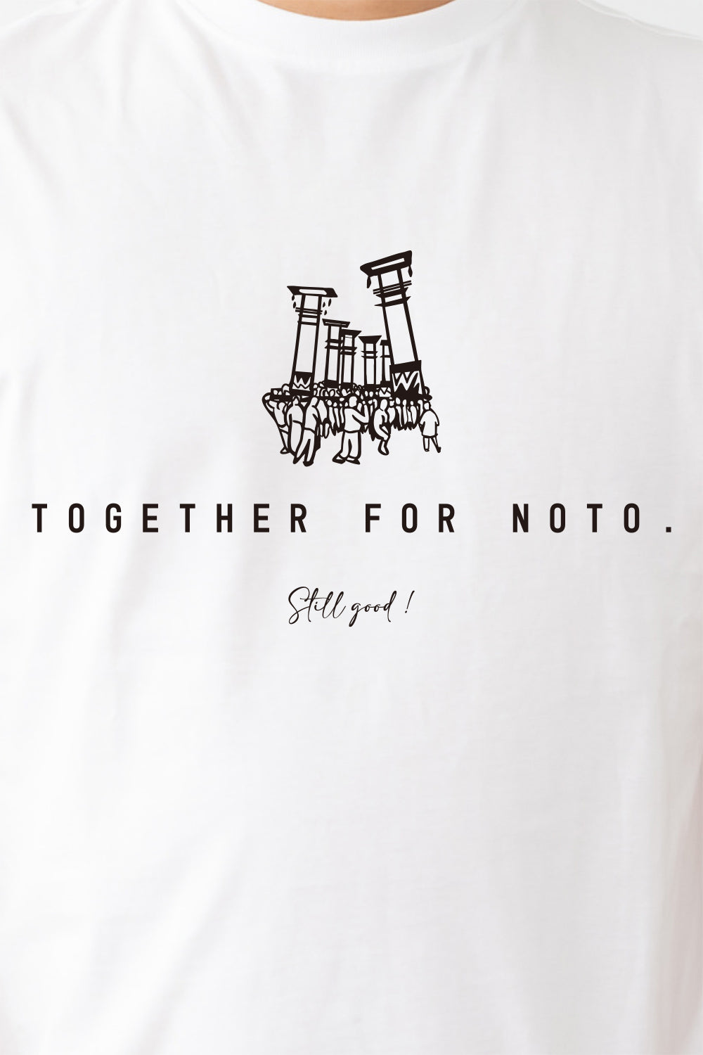 【Still good!】 Together for Noto Tee kiriko ver. /cotton 100%/size:S-XXL