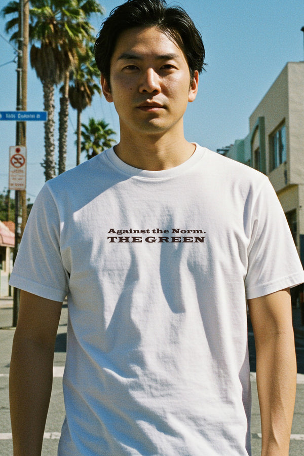 【THE GREEN】Against Tee /cotton 100%/size:XS-XXL
