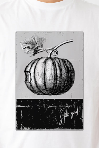 【Still good!】アートな規格外カボチャTシャツ - Artistic Pumpkin Tee/cotton 100%/size:S-XXL