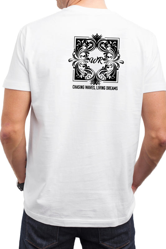 【THE GREEN】Wave Riderバックプリント！/ウェーブライダー・バックプリントTシャツ - Wave Rider Back Print Tee/cotton 100%/size:XS-XXL