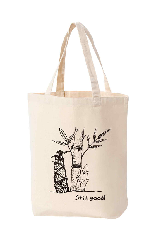 「伸びすぎた筍 - Bamboo shoot 」トートバッグ