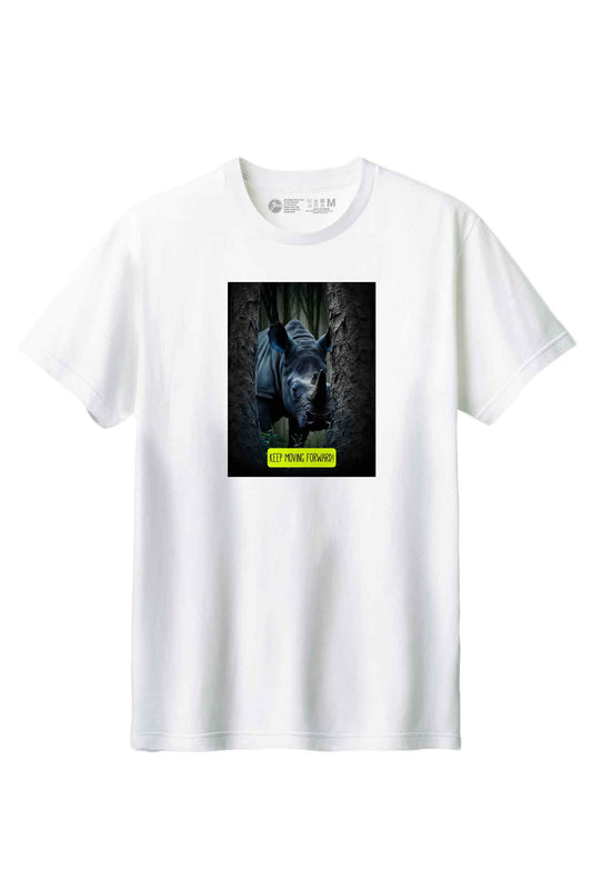 【THE GREEN】森の中からサイ！/ミステリアス・フォレスト・サイTシャツ -Mysterious Forest SAI Tee/cotton 100%/size:XS-XXL