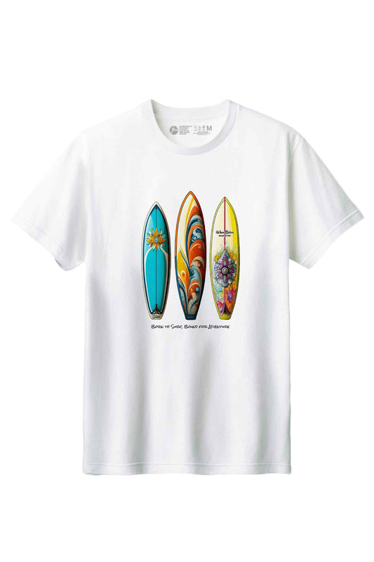 【THE GREEN】夏のスタイルを楽しむ一枚！/モダン・ビンテージ・サーフボードTシャツ -Modern Vintage Surfboards Tee/cotton 100%/size:XS-XXL
