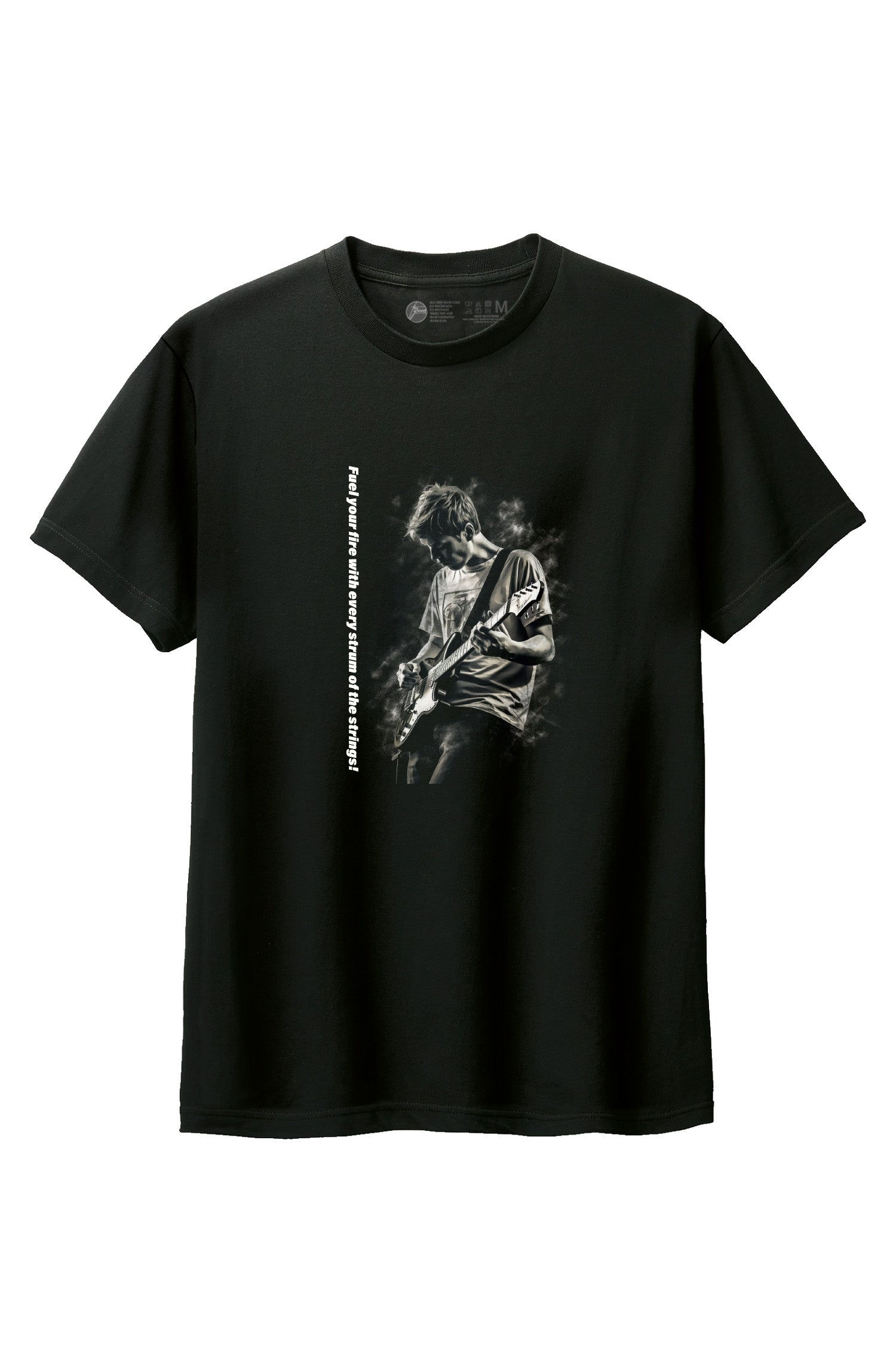 THE GREEN】大人の魅力！/ モノクロ・ギタリストTシャツ