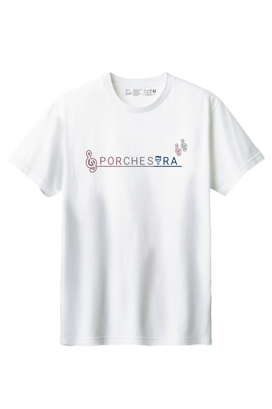 【PORCHESTRA】アクティブな一枚！/カラフル・ロゴ/colorful Logo Tee/cotton 100%/size:XS-XXL