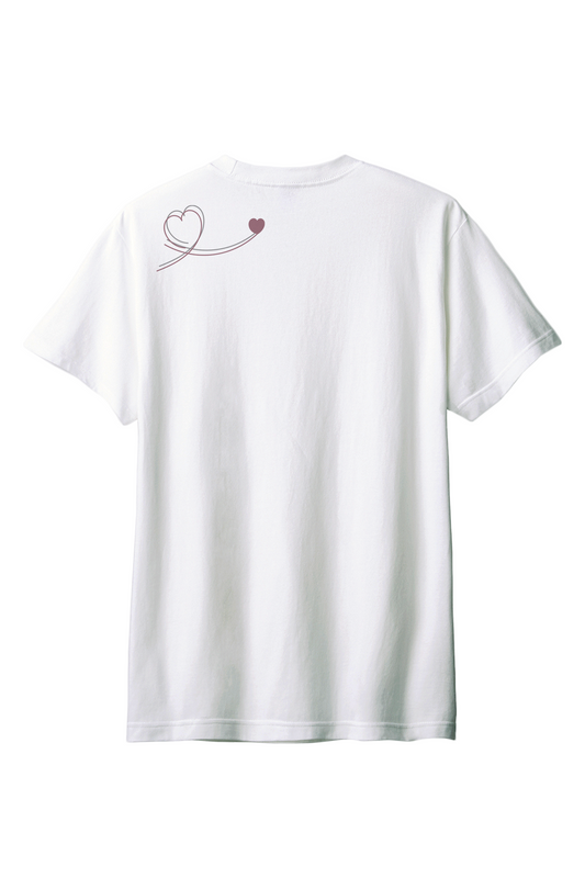 【PORCHESTRA】大人可愛いが叶う！/手書きハートTシャツ -Handwritten Heart Tee/cotton 100%/size:XS-XXL