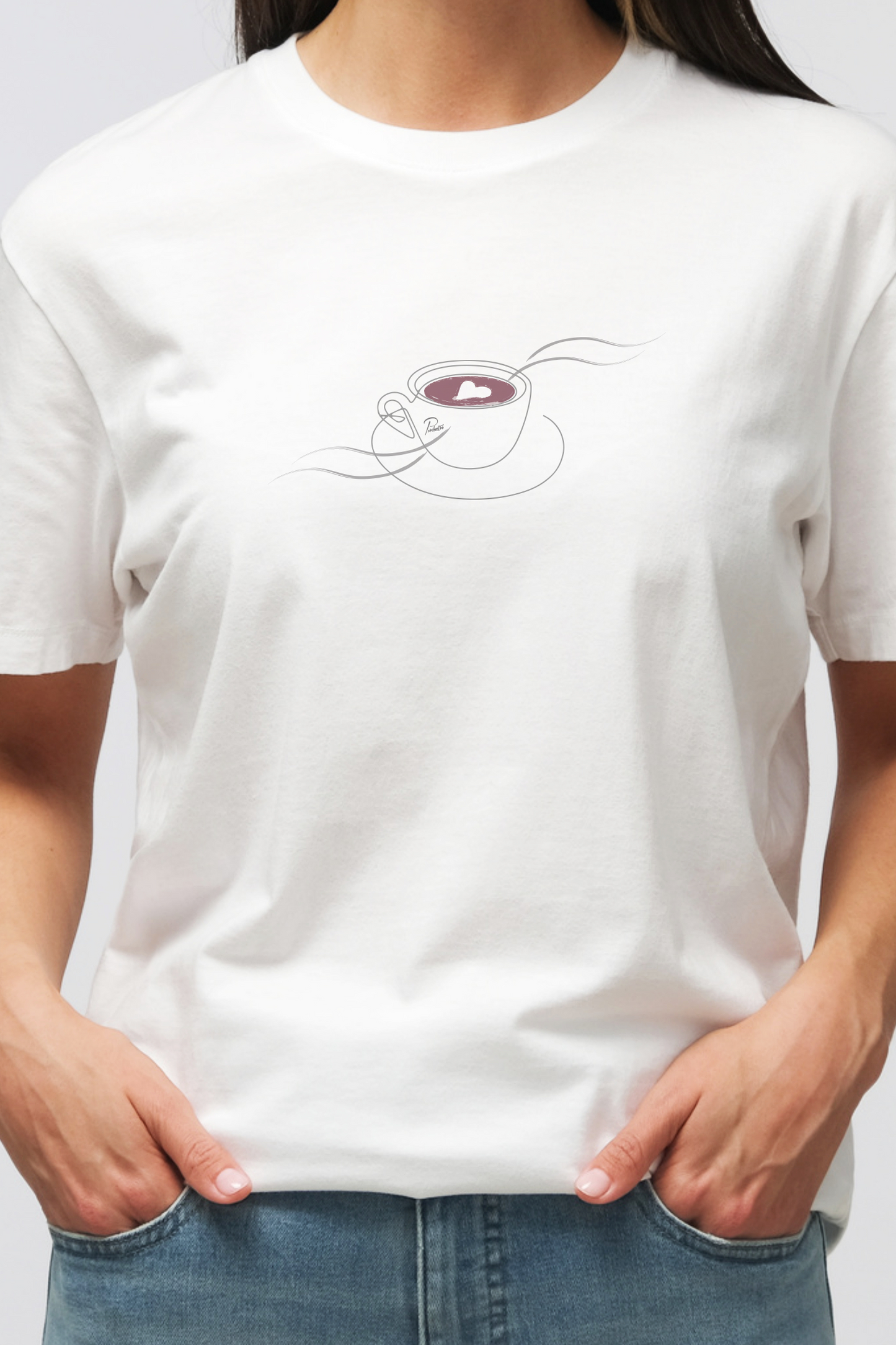 【PORCHESTRA】のカフェラテTシャツ/Cafe Latte Tee/コットン100%/サイズ: XS-XXL